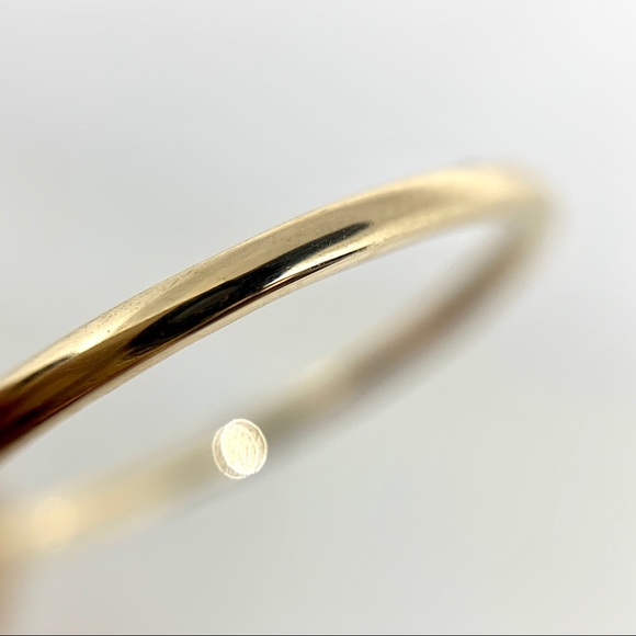 14K Yellow Gold 1.5mm Plain Stackable Wedding Band - Picture 3 of 6